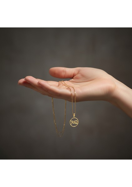 14 Ayar Altın Kolye Ucu D&r GM11036 1 gr fiyatları