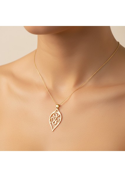 14 Ayar Altın Kolye Ucu D&t GM11065 1 gr