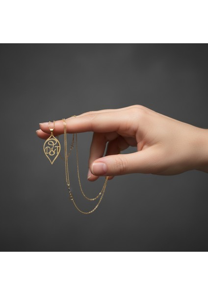 14 Ayar Altın Kolye Ucu D&t GM11065 1 gr fiyatları