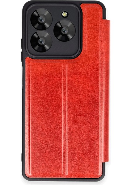 General Mobile Era 50 Kılıf Flip Cover - Kırmızı