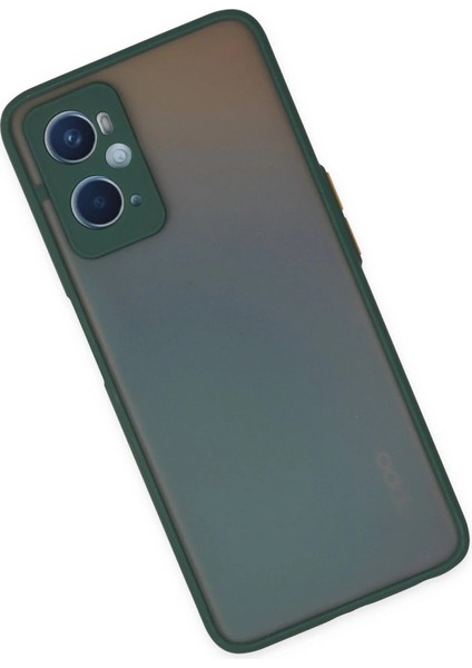 Oppo A96 Kılıf Montreal Silikon Kapak - Yeşil fiyatları