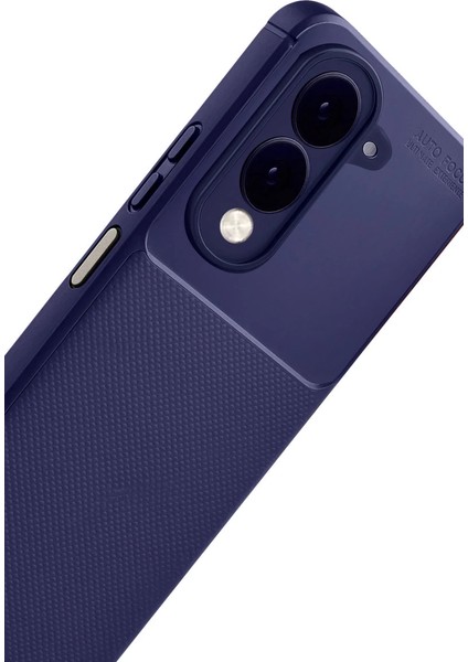 Vivo Y29S Auto Focus Karbon Kapak - Lacivert fırsatları