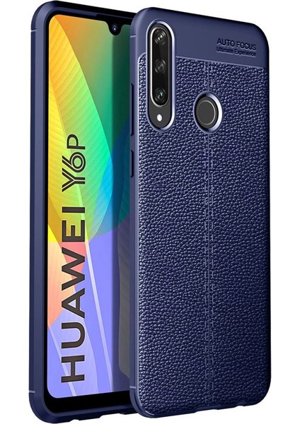 Huawei Y6P Kılıf Auto Focus Kapak - Lacivert