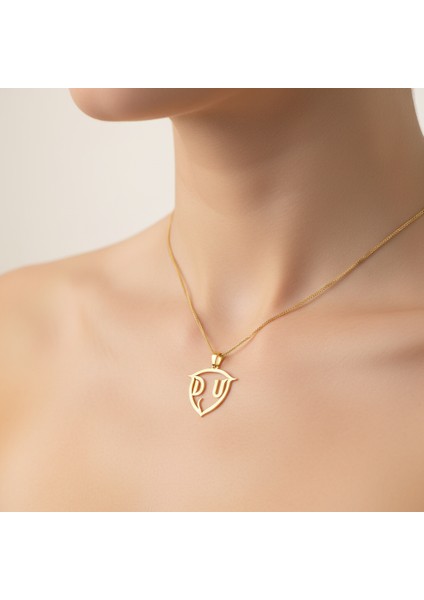 8 Ayar Altın Kolye Ucu D&u GM11083 1 gr