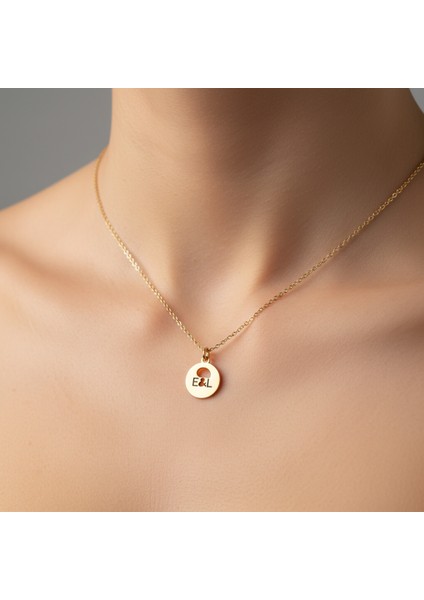 14 Ayar Altın Kolye Ucu E&l GM11227 1 gr