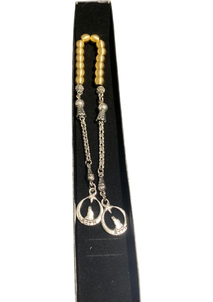 Pirinç Zaza Tespih ( 𐱅𐰇𐰼𐰜 ) Türk Işlemeli