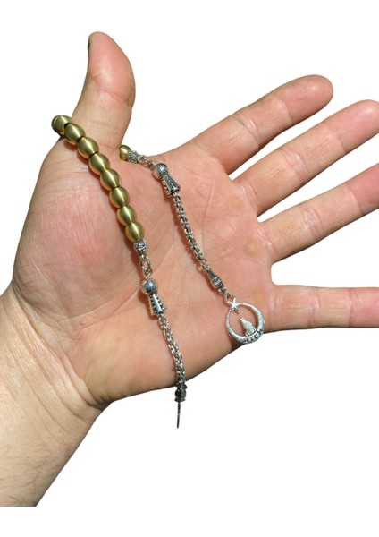 Pirinç Zaza Tespih ( 𐱅𐰇𐰼𐰜 ) Türk Işlemeli fiyatları