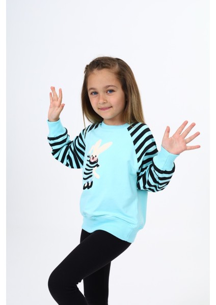 Kız Çocuk Nakışlı Sweatshirt modelleri