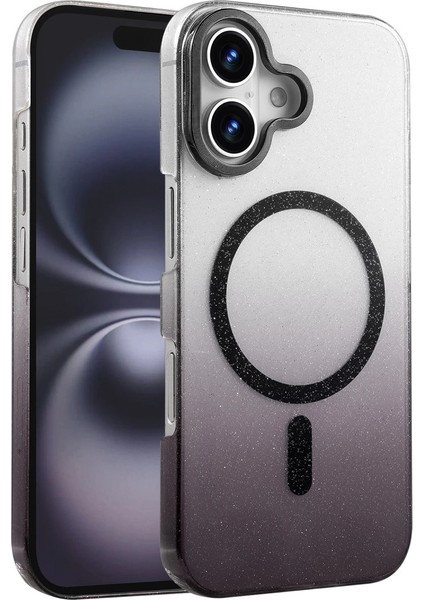 Apple Iphone 16 Plus Glossy Magsafe Kapak - Siyah