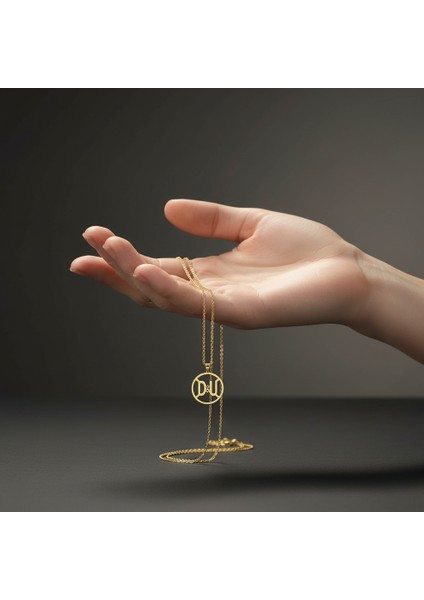 8 Ayar Altın Kolye Ucu D&u GM11085 1 gr fiyatları