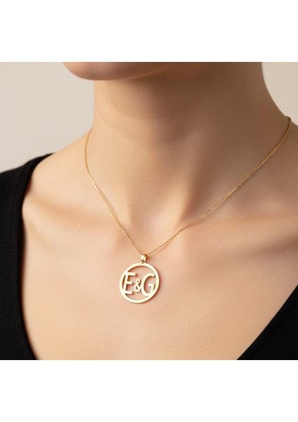 8 Ayar Altın Kolye Ucu E&g GM11171 1 gr