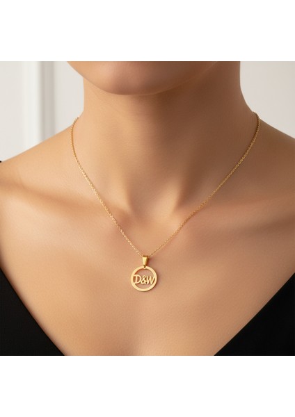 14 Ayar Altın Kolye Ucu D&w GM11103 1 gr