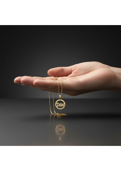 14 Ayar Altın Kolye Ucu D&w GM11103 1 gr fiyatları