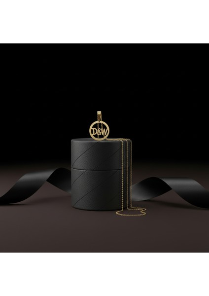 14 Ayar Altın Kolye Ucu D&w GM11103 1 gr modelleri