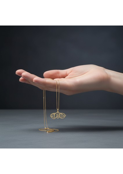 8 Ayar Altın Kolye Ucu D&u GM11077 1 gr fiyatları