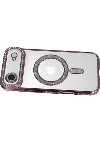 Apple Iphone 17 Air Joke Simli Magneticsafe Kılıf - Pembe modelleri