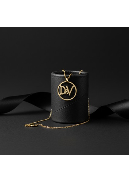 8 Ayar Altın Kolye Ucu D&v GM11092 0.5 gr modelleri