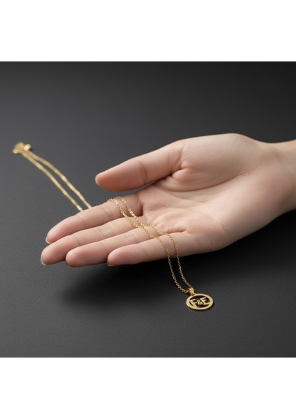 8 Ayar Altın Kolye Ucu E&f GM11153 0.5 gr fiyatları