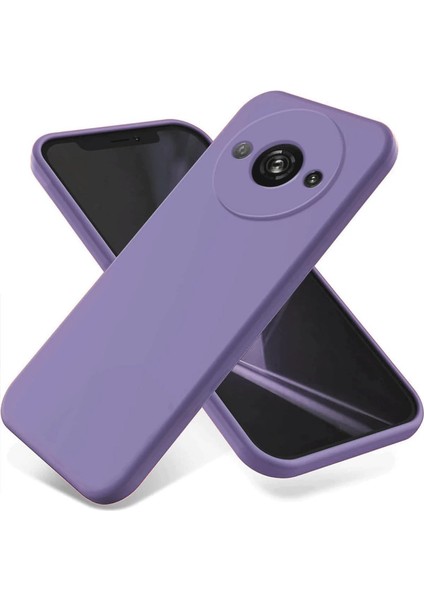 Xiaomi Redmi A3 4g Kılıf First Silikon - Lila