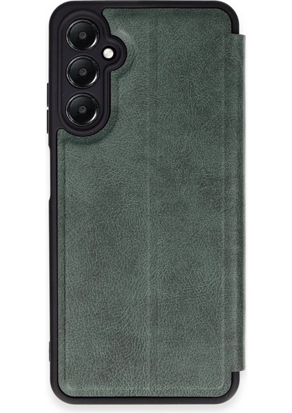 Samsung Galaxy A55 5g Kılıf Flip Cover - Koyu Yeşil