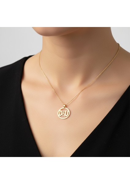 8 Ayar Altın Kolye Ucu D&u GM11076 1 gr