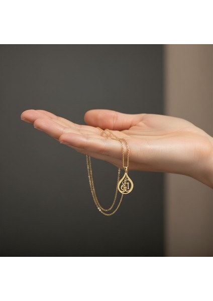 8 Ayar Altın Kolye Ucu E&ı GM11193 1 gr fiyatları