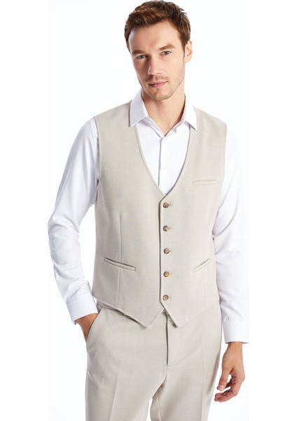 Yeni Sezon Dar Kalıp Erkek Klasik Yelek