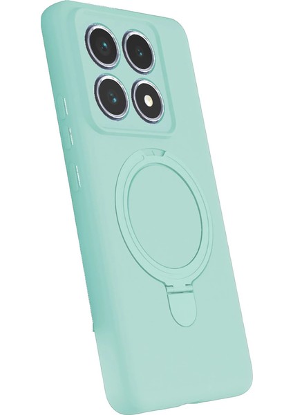 Xiaomi Mi 14T Pro Regal Magsafe Standlı Kapak - Su Yeşili fiyatları