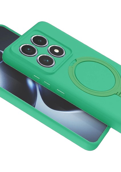 Xiaomi Mi 14T Pro Regal Magsafe Standlı Kapak - Yeşil fırsatları