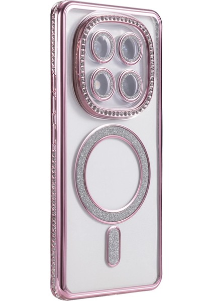 Xiaomi Redmi Note 14 Pro 5g Joke Simli Magneticsafe Kılıf - Pembe modelleri