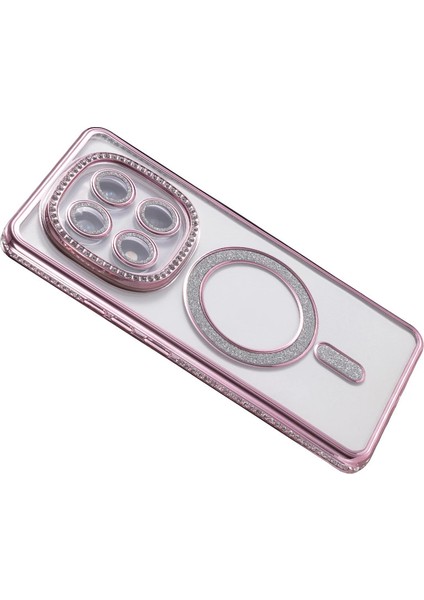 Xiaomi Redmi Note 14 Pro 5g Joke Simli Magneticsafe Kılıf - Pembe fırsatları