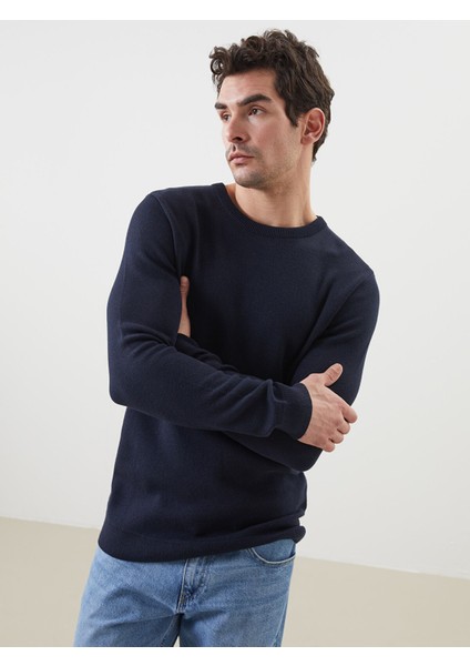 Yeni Sezon Bisiklet Yaka Erkek Triko Kazak