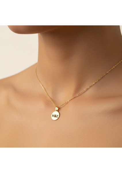8 Ayar Altın Kolye Ucu E&m GM11232 1 gr