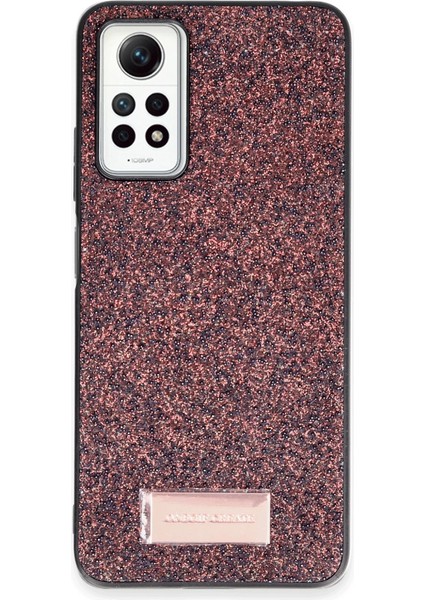 Onegif Xiaomi Redmi Note 12 Pro 4g Bright Simli Kapak - Derin Mor