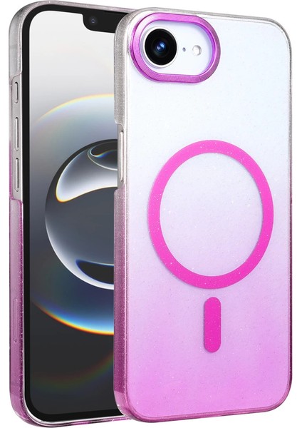 Apple Iphone 16E Glossy Magsafe Kapak - Mor