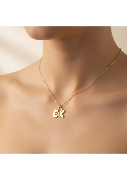 14 Ayar Altın Kolye Ucu E&k GM11208 0.5 gr