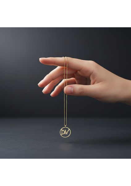 14 Ayar Altın Kolye Ucu D&v GM11092 0.5 gr fiyatları