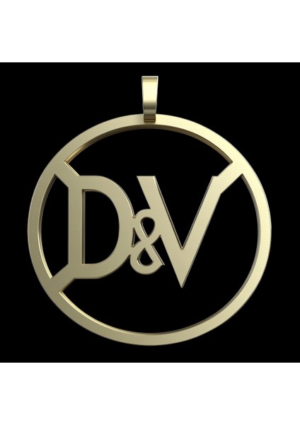 14 Ayar Altın Kolye Ucu D&v GM11092 0.5 gr fırsatları
