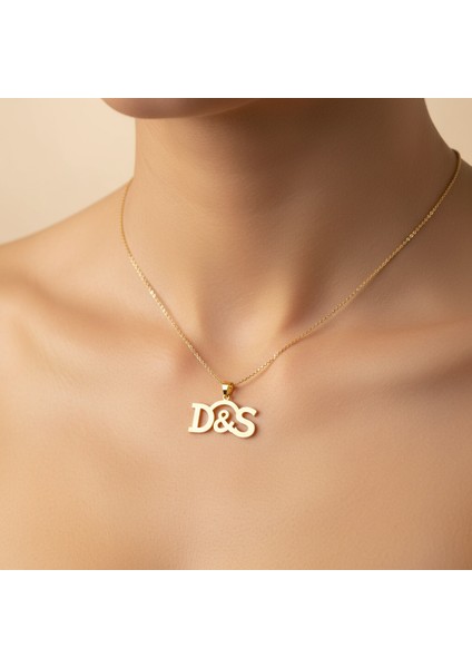 8 Ayar Altın Kolye Ucu D&s GM11053 1 gr