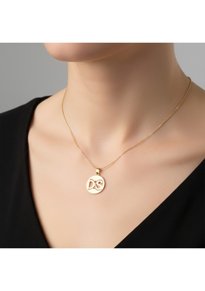 8 Ayar Altın Kolye Ucu D&s GM11056 1 gr