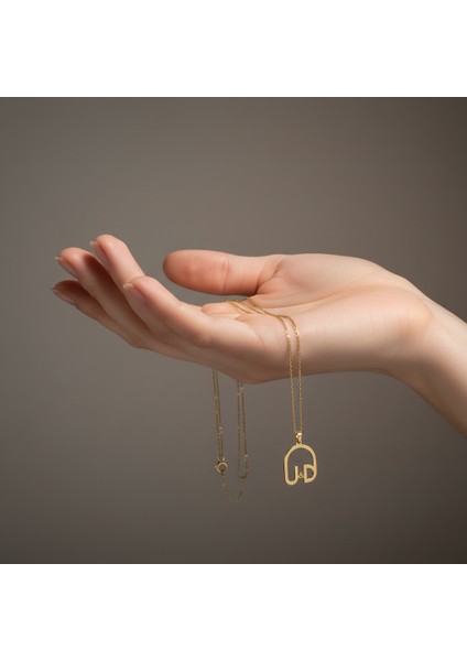 8 Ayar Altın Kolye Ucu D&u GM11082 1 gr fiyatları