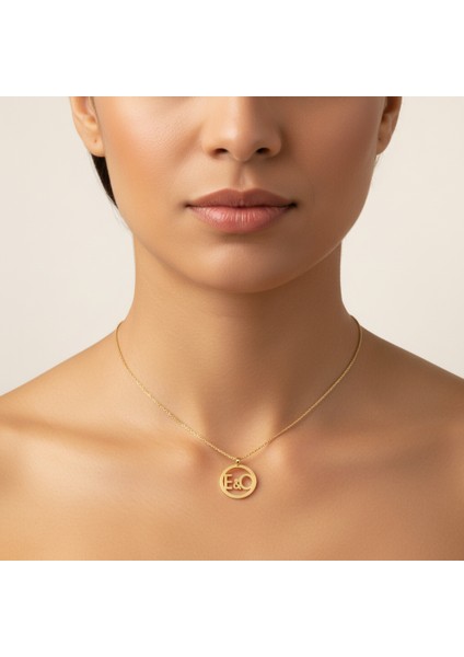 8 Ayar Altın Kolye Ucu E&o GM11255 1 gr