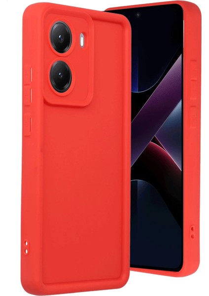 Xiaomi Poco X7 Pro Viera Silikon - Kırmızı
