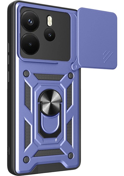 Xiaomi Redmi Note 14 4g Pars Lens Yüzüklü Silikon - Lacivert fırsatları