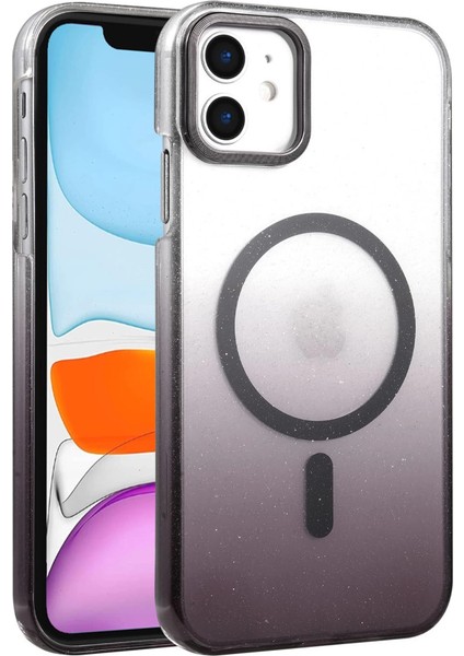Apple Iphone 12 Glossy Magsafe Kapak - Siyah