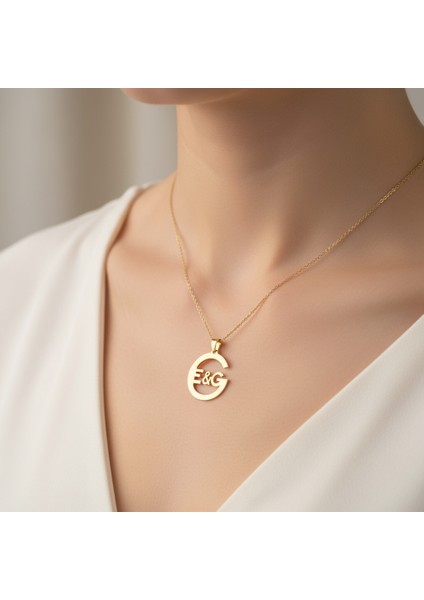 8 Ayar Altın Kolye Ucu E&g GM11162 1 gr