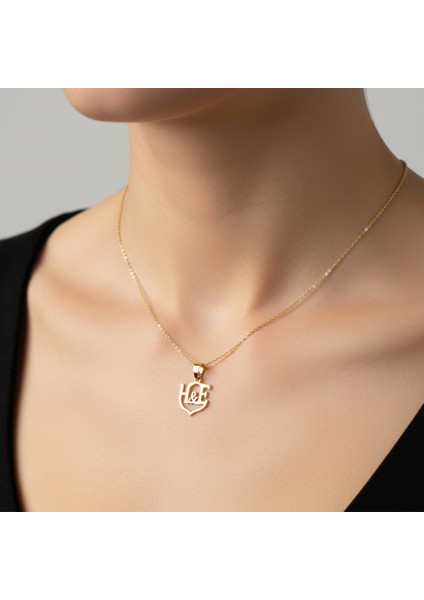 8 Ayar Altın Kolye Ucu E&h GM11181 0.5 gr