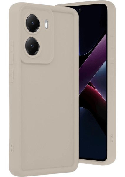 Xiaomi Poco X7 Pro Viera Silikon - Krem