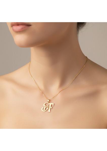 8 Ayar Altın Kolye Ucu E&f GM11151 1 gr