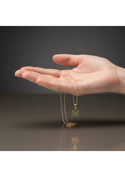 8 Ayar Altın Kolye Ucu E&ı GM11187 0.5 gr fiyatları